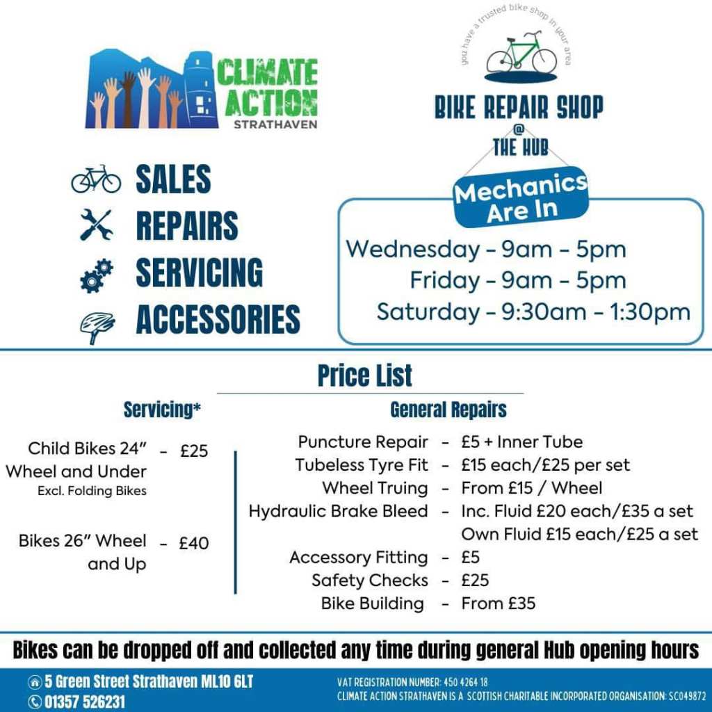 CAS Bike Shop options